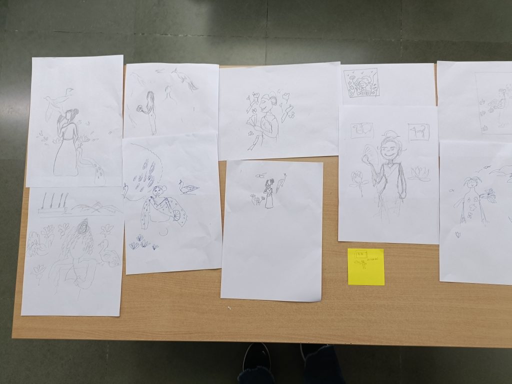 Drawings by participants