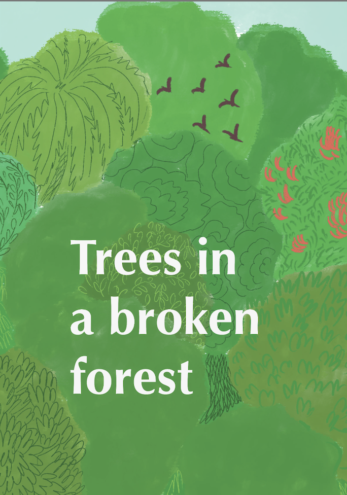 Zine: Trees in broken forest