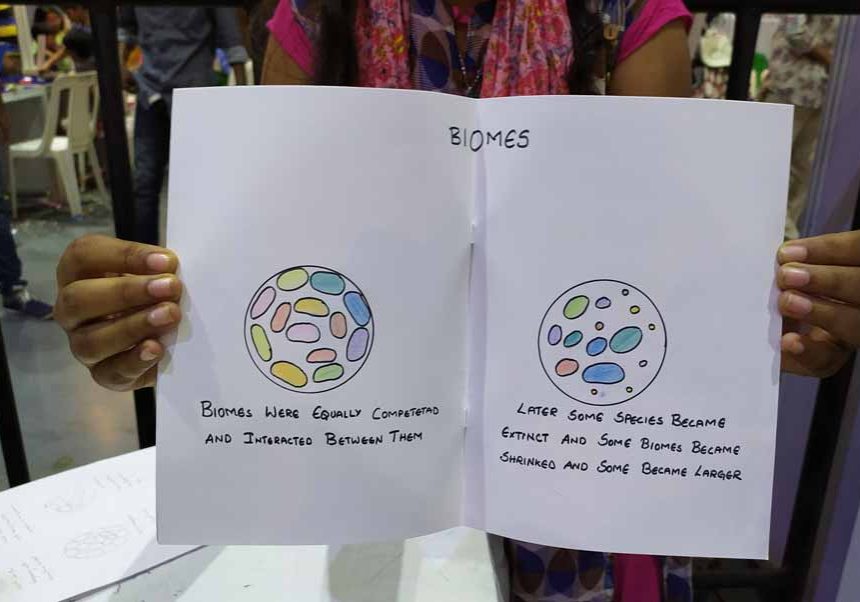 Participant zine at Maker Fair Hyderabad